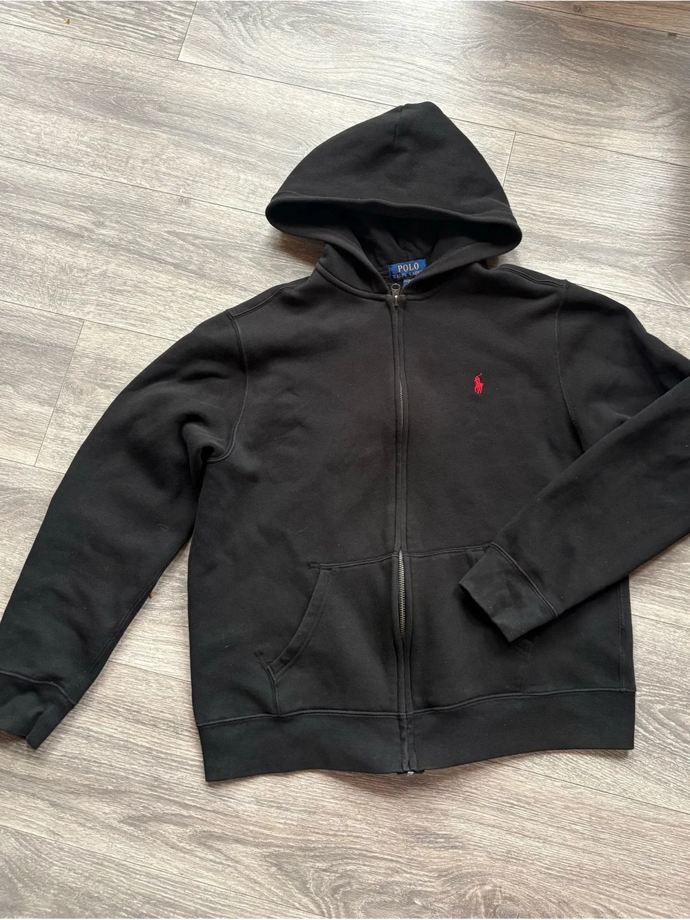 Polo Ralph Lauren Black Zip Hoodie